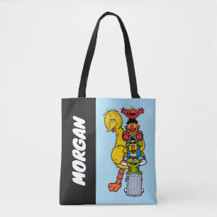 Bolso De Tela Barrio Sésamo Añadir su nombre