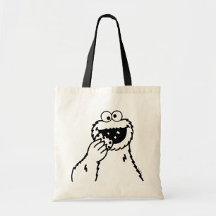 Bolso De Tela Barrio Sésamo   Cookie Monster Bright