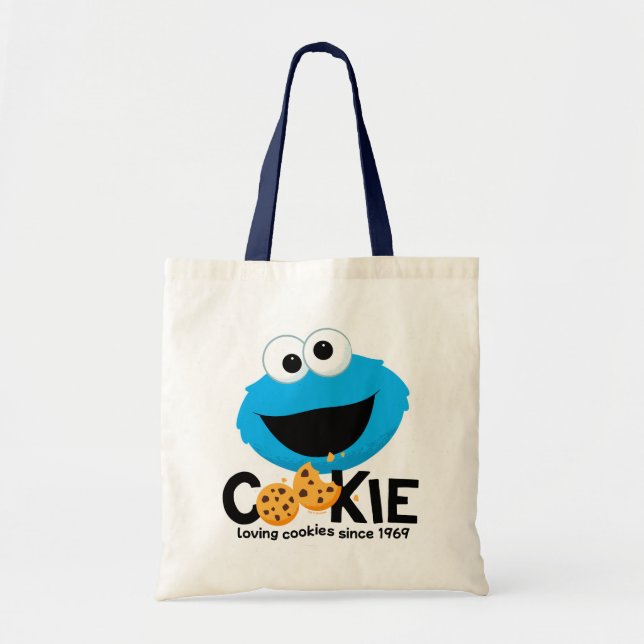Bolso De Tela Barrio Sésamo | Cookies amantes de la galleta (Frente)