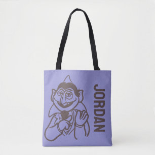 Bolso De Tela Barrio Sésamo Count von Count Añadir su nombre