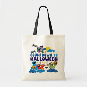 Bolso De Tela Barrio Sésamo Cuenta regresiva para Halloween