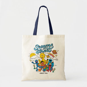 Bolso De Tela Barrio Sésamo   Desde 1969