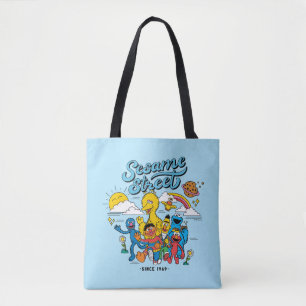 Bolso De Tela Barrio Sésamo Desde 1969