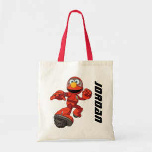 Bolso De Tela Barrio Sésamo   Editores Mecha Elmo Añadir tu nomb