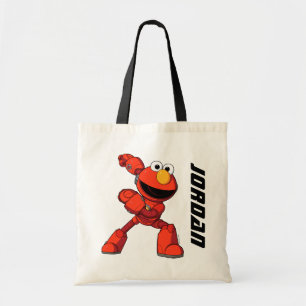 Bolso De Tela Barrio Sésamo Editores Mecha Elmo Añadir tu nomb
