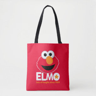 Bolso De Tela Barrio Sésamo   Elmo Lots of Laughs Desde 1984