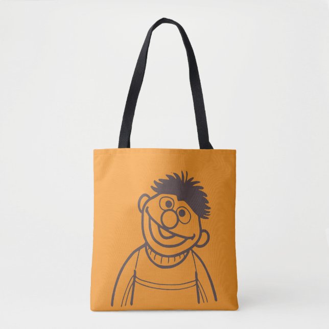 Bolso De Tela Barrio Sésamo Ernie Bright (Anverso)