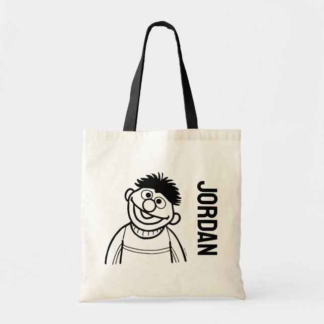 Bolso De Tela Barrio Sésamo Ernie Bright | Añadir su nombre (Frente)