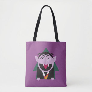 Bolso De Tela Barrio Sésamo   Ilustracion Count von Count