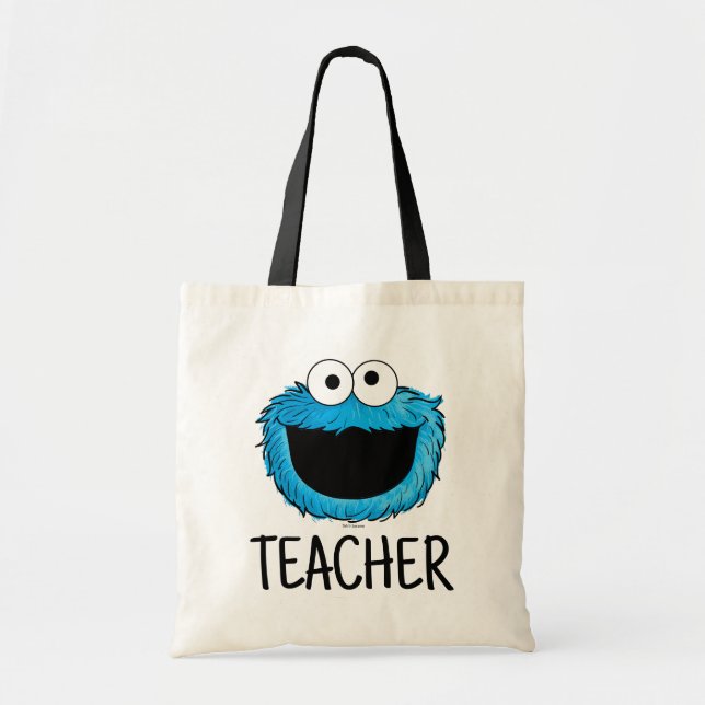 Bolso De Tela Barrio Sésamo | Maestra de Monstruo de Cookie (Frente)