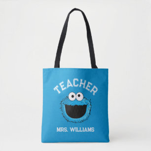 Bolso De Tela Barrio Sésamo Maestra de Monstruo de Cookie