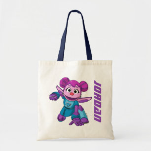 Bolso De Tela Barrio Sésamo Mecha Builders Abby Añadir tu nomb