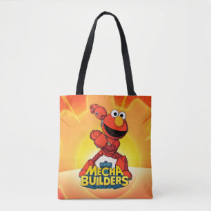 Bolso De Tela Barrio Sésamo Mecha Builders Elmo