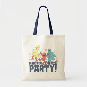 Bolso De Tela Barrio Sésamo Monster Dance Fiesta