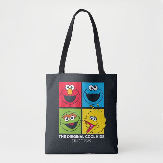 Bolso De Tela Barrio Sésamo | Niños Guay originales (Anverso)