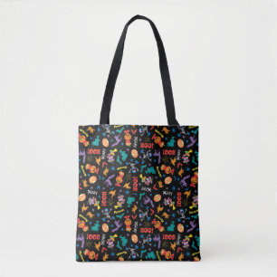 Bolso De Tela Barrio Sésamo Patrón de Halloween
