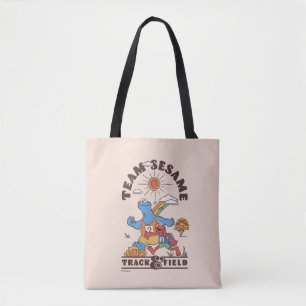 Bolso De Tela Barrio Sésamo Pista de Sésamo de equipo