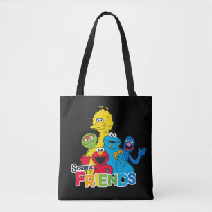 Bolso De Tela Barrio Sésamo Sesame Friends