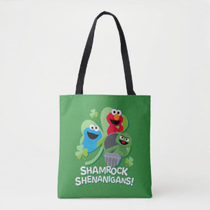 Bolso De Tela Barrio Sésamo ¡Shamrock Shenanigans!