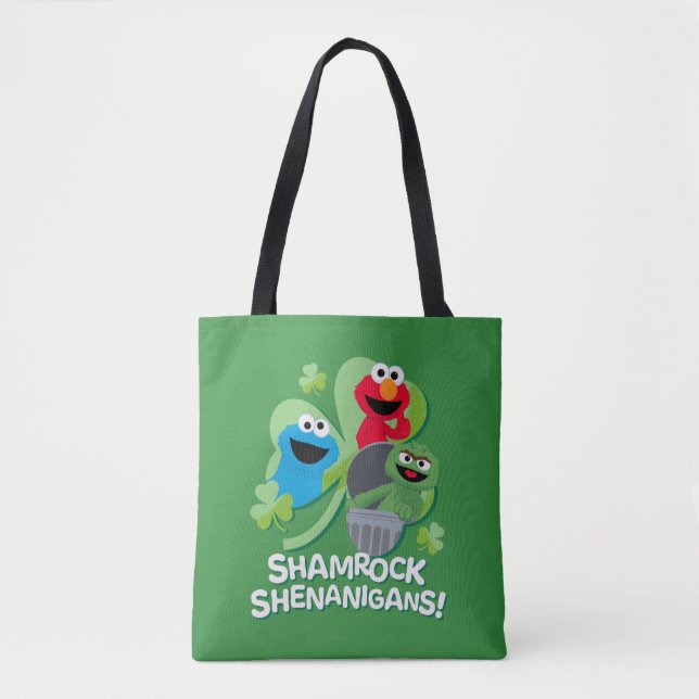 Bolso De Tela Barrio Sésamo | ¡Shamrock Shenanigans! (Anverso)