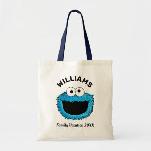 Bolso De Tela Barrio Sésamo Vacaciones familiares de Monstruo
