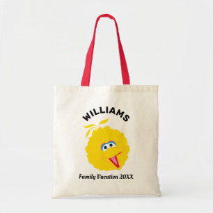Bolso De Tela Barrio Sésamo Vacaciones para familias de aves g
