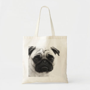 Bolso De Tela Barro amasado blanco y negro