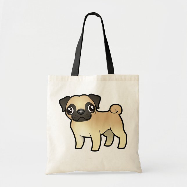Bolso De Tela Barro amasado del dibujo animado (Frente)