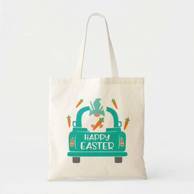 Bolso De Tela Barrotes y camionetas de Semana Santa Felices Pasc (Frente)