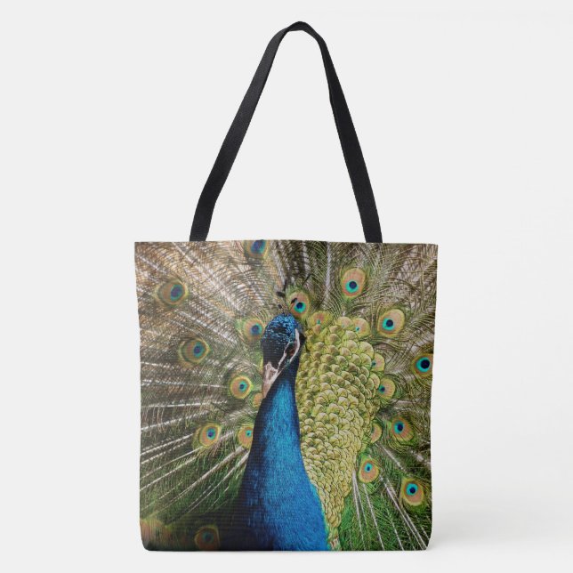 Bolso De Tela Bashful Peacock (Anverso)
