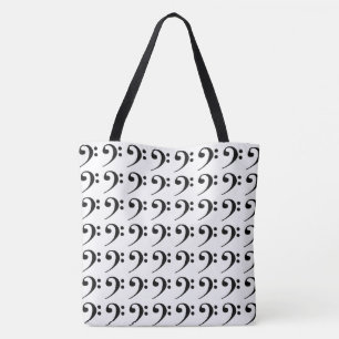 Bolso De Tela Bass Clef