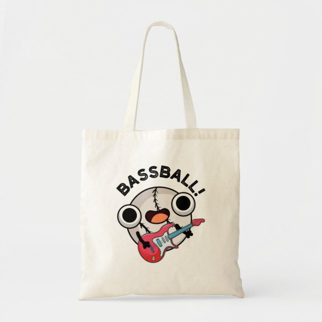 Bolso De Tela Bass Funny Bass Bass Guitarist Pun (Frente)