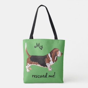 Bolso De Tela Basset de rescate