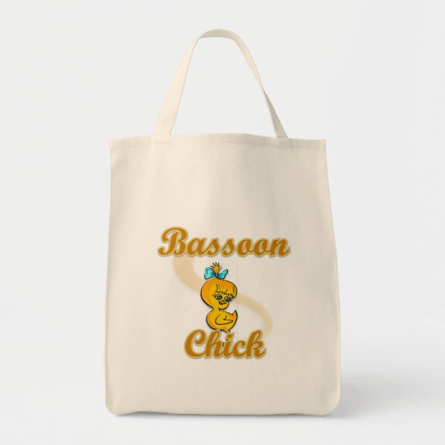 Bolso De Tela Bassoon Chick (Frente)