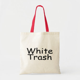 Bolso De Tela Basura blanca