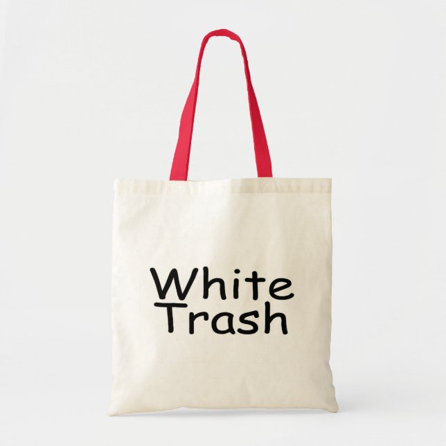 Bolso De Tela Basura blanca (Frente)