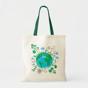Bolso De Tela  Basura cero  Sostenibilidad ecológica