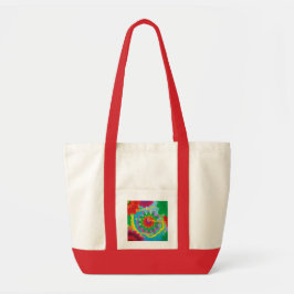 Bolso De Tela Basura en el tote Verano Floral Imprimir