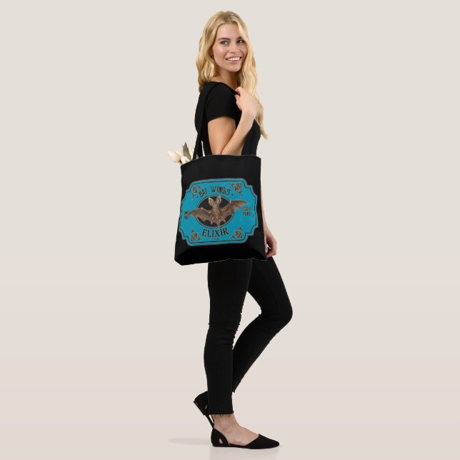 Bolso De Tela BAT WINGS ELIXIR divertida Halloween (Puesto)