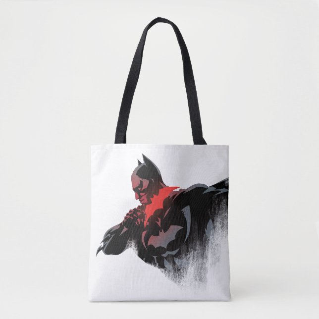 Bolso De Tela Batarang Carmesí de Batman (Anverso)