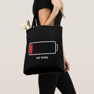 Bolso De Tela Batería baja no hoy