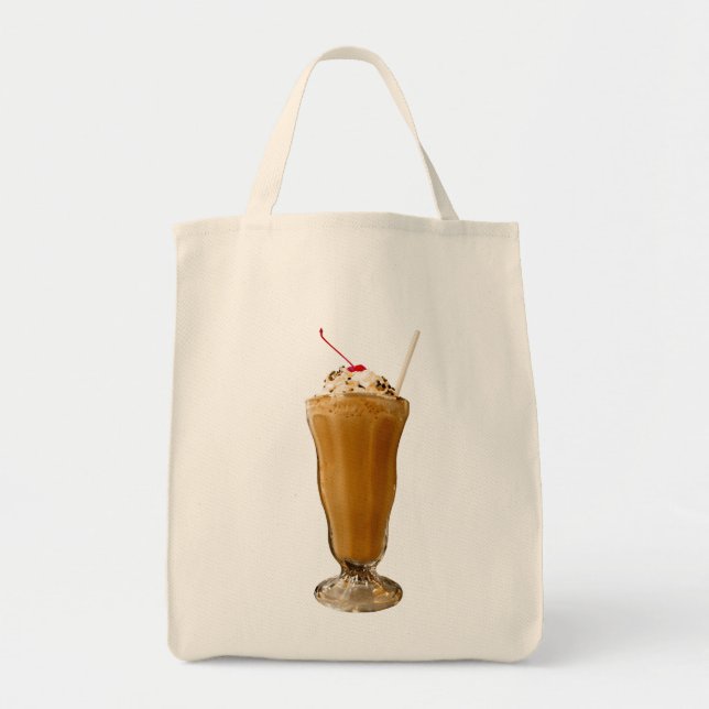 Bolso De Tela batido de chocolate (Frente)
