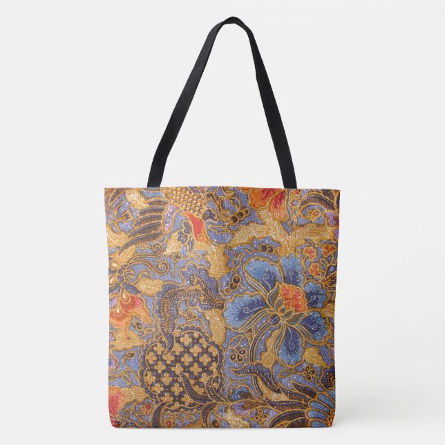 Bolso De Tela Batik de la fantasía (Anverso)