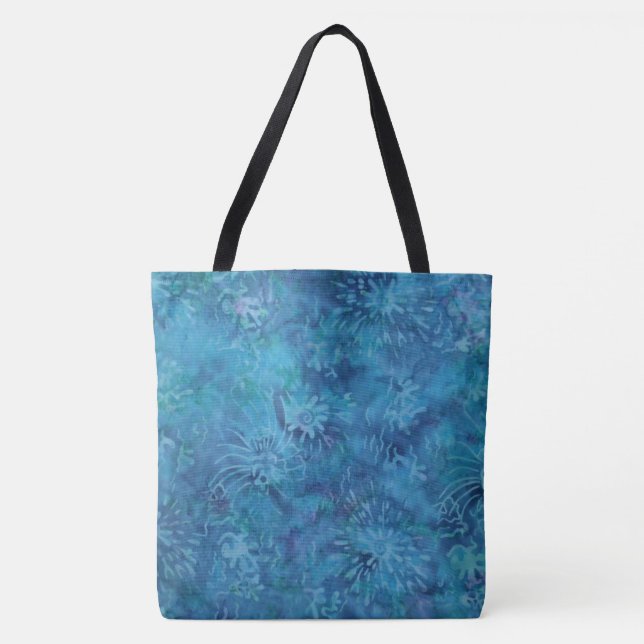 Bolso De Tela Batik del suelo marino (Anverso)
