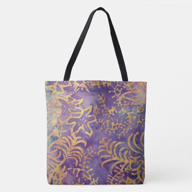 Bolso De Tela Batik invernal (Anverso)