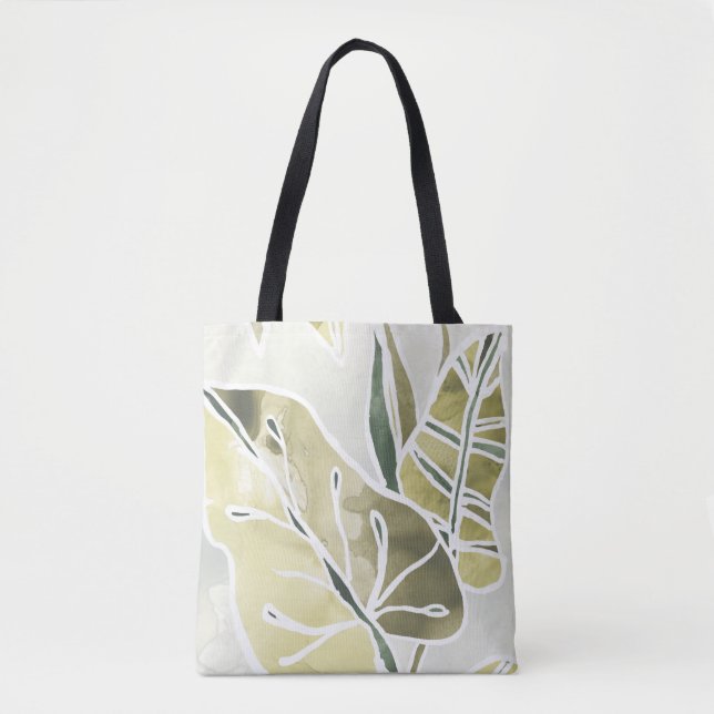 Bolso De Tela Batik Leaves (Anverso)