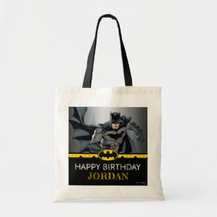 Bolso De Tela Batman Aniversario feliz de Chalkboard