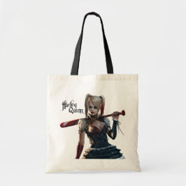 Bolso De Tela Batman Arkham Knight | Harley Quinn con murciélago