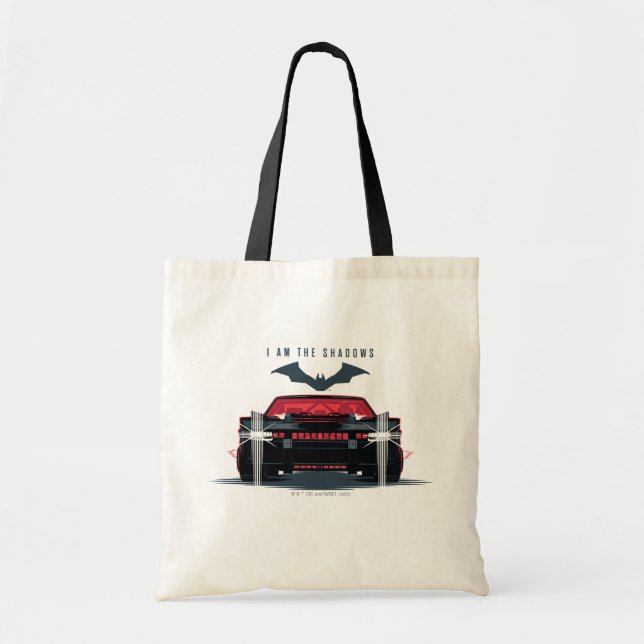 Bolso De Tela Batman Batmobile - Yo soy las sombras (Frente)