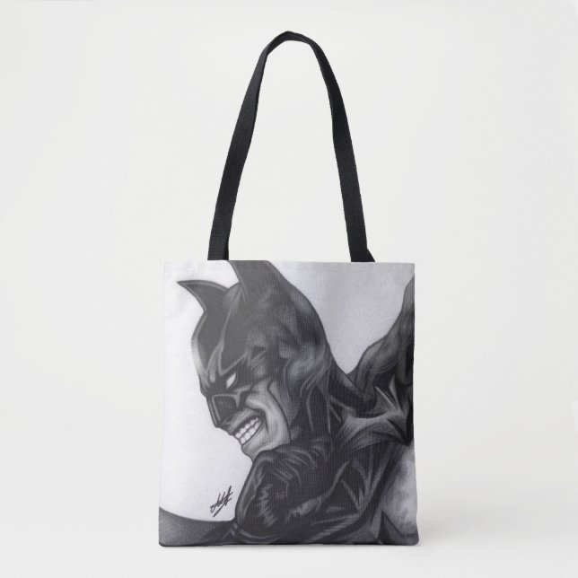 Bolso De Tela Batman ~ Bruce Wayne (Anverso)